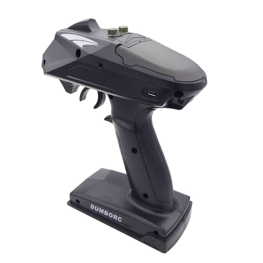 DUMBORC X6 2.4G 6CH Transmitter + X6FG Gyro Receiver for RC Car Boat Marine Tank