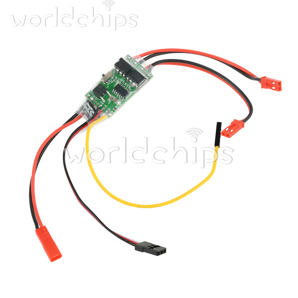 Dual Bidirectional ESC Brush ESC Speed Controller for RC Model Boat Tank Car New