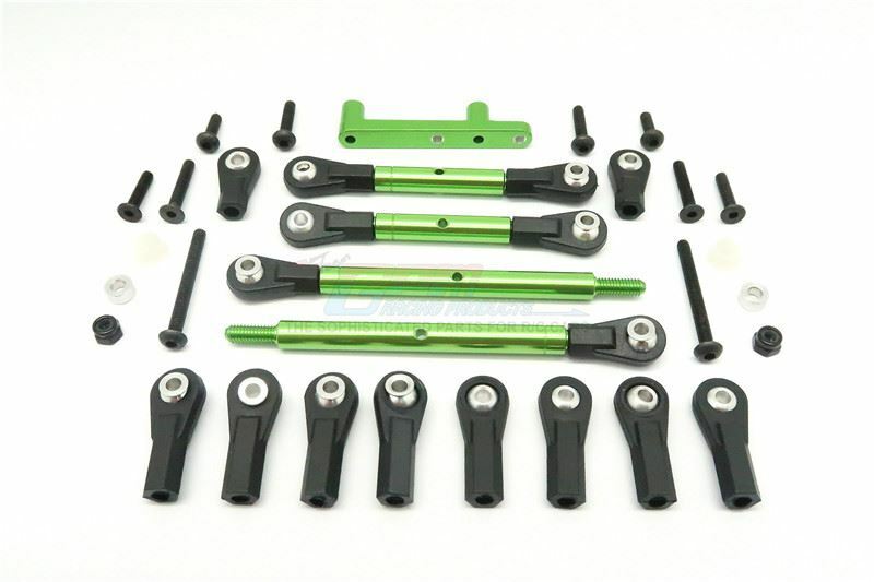 GPM CC161 ALLOY REAR ADJUSTABLE SUSPENSION LINKS RC 1/10 TAMIYA CC-01 TRUCK