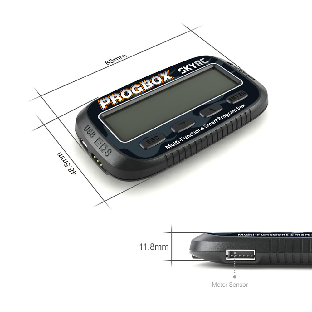 SKYRC PROGBOX Six-in-one Multi-Functions Smart Program Box for RC ESC Test