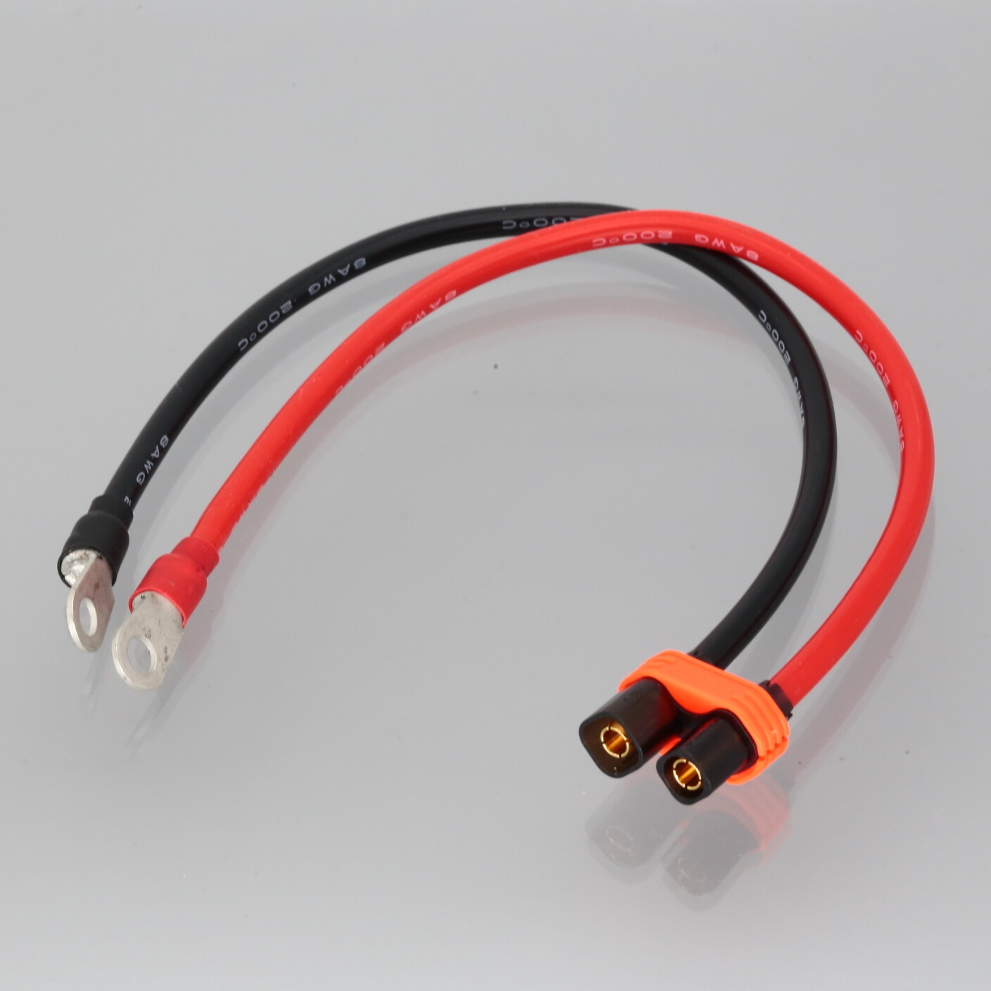 8AWG Leads M6 Ring Lug Terminal to 6mm Male Connector For Sur Ron Surron Battery