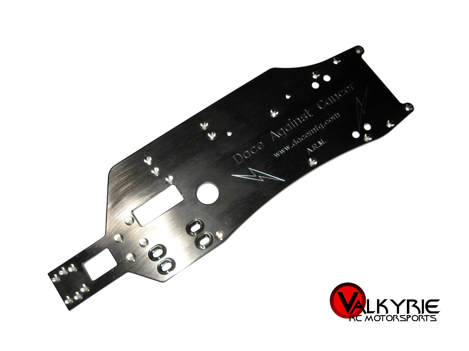 Vintage RC Rare Dace MFG Losi XXXT XXXNT Cancer Chassis Silver ALum (1) New