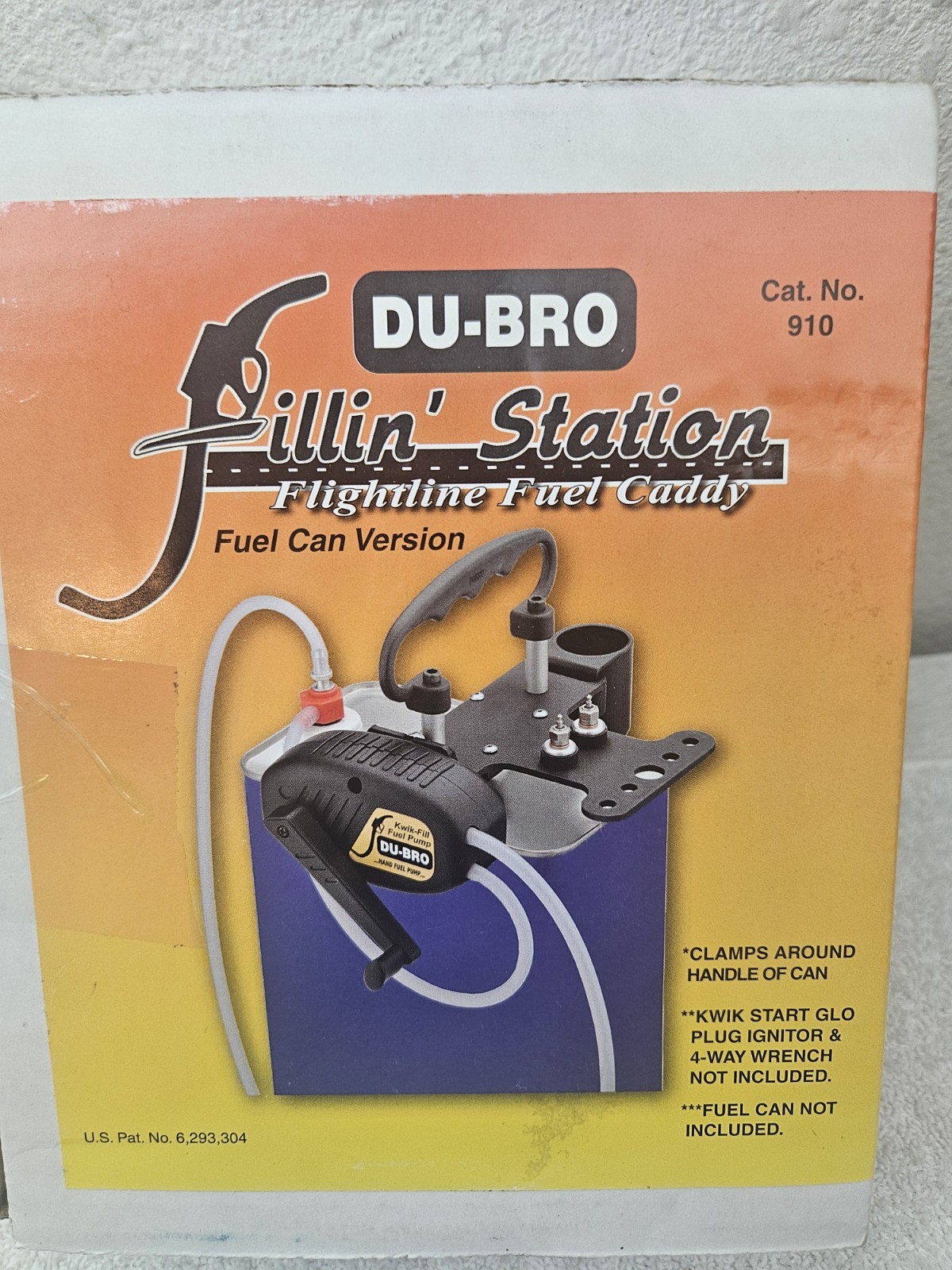 DU-BRO FILLIN STATION FLIGHTLINE FUEL CADDY FUEL CAN VERSION NEW SEALED