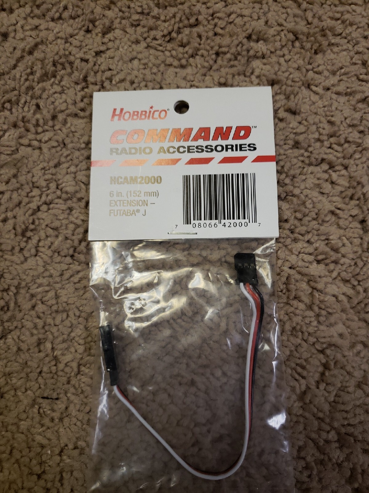 HOBBICO products – 6 Inch Extension – Futaba J – HCAM2000 – NEW