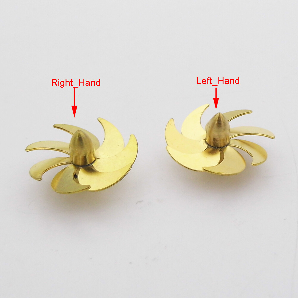 RC Boat 7-balces CW CCW Propeller 22mm Prop fr 2mm Shaft Submarine Scale Marine