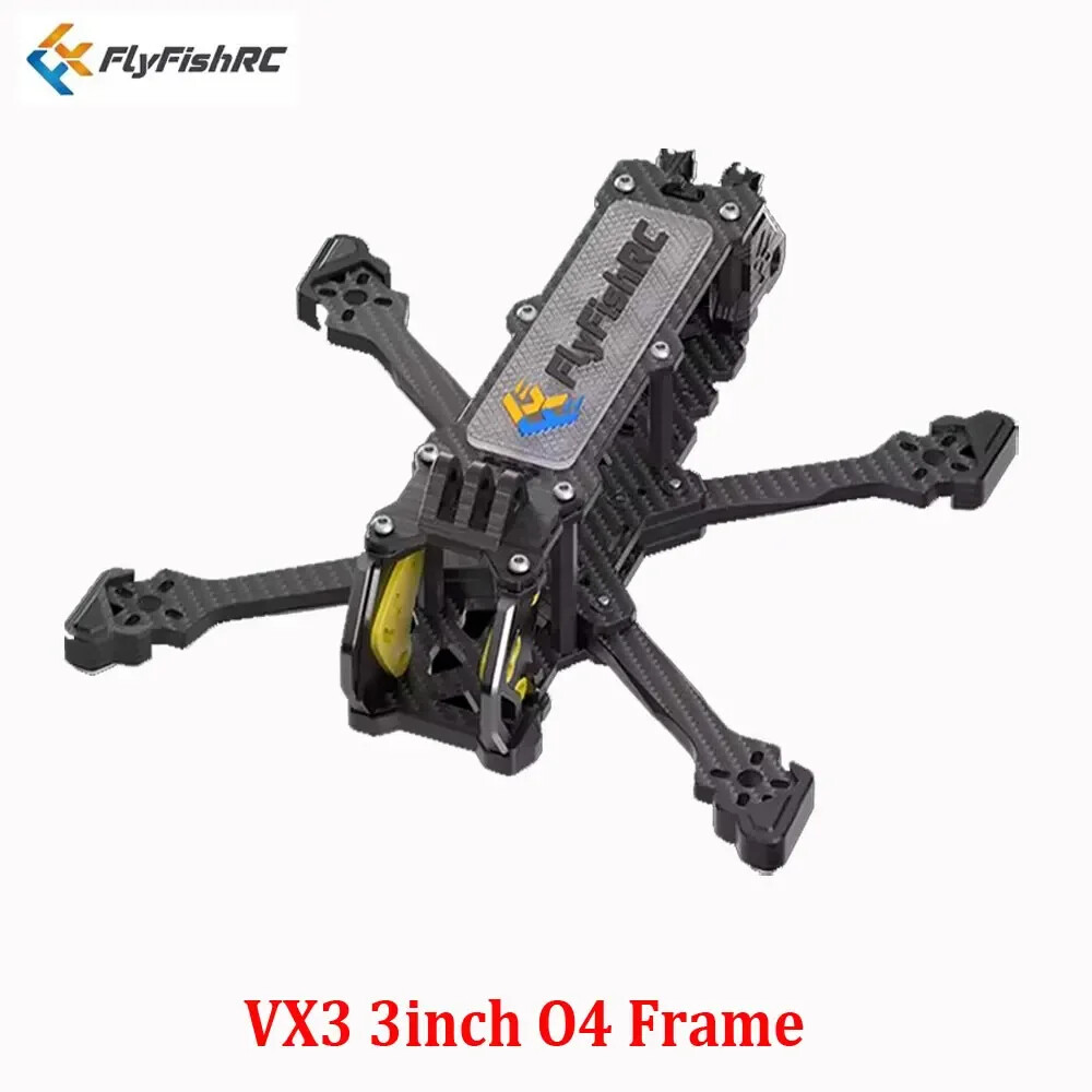 FlyFishRC FPV Volador VX3 VX3.5 O4 FPV Frame 3inch 3.5inch Compatible DJI O4 Air