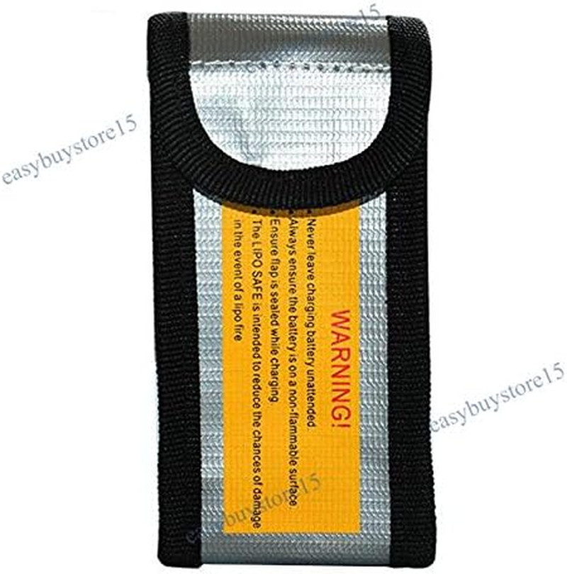 4Pcs Lipo Battery Fireproof Explosion Proof Bag Storage Guard Safe Pouch 125Mm