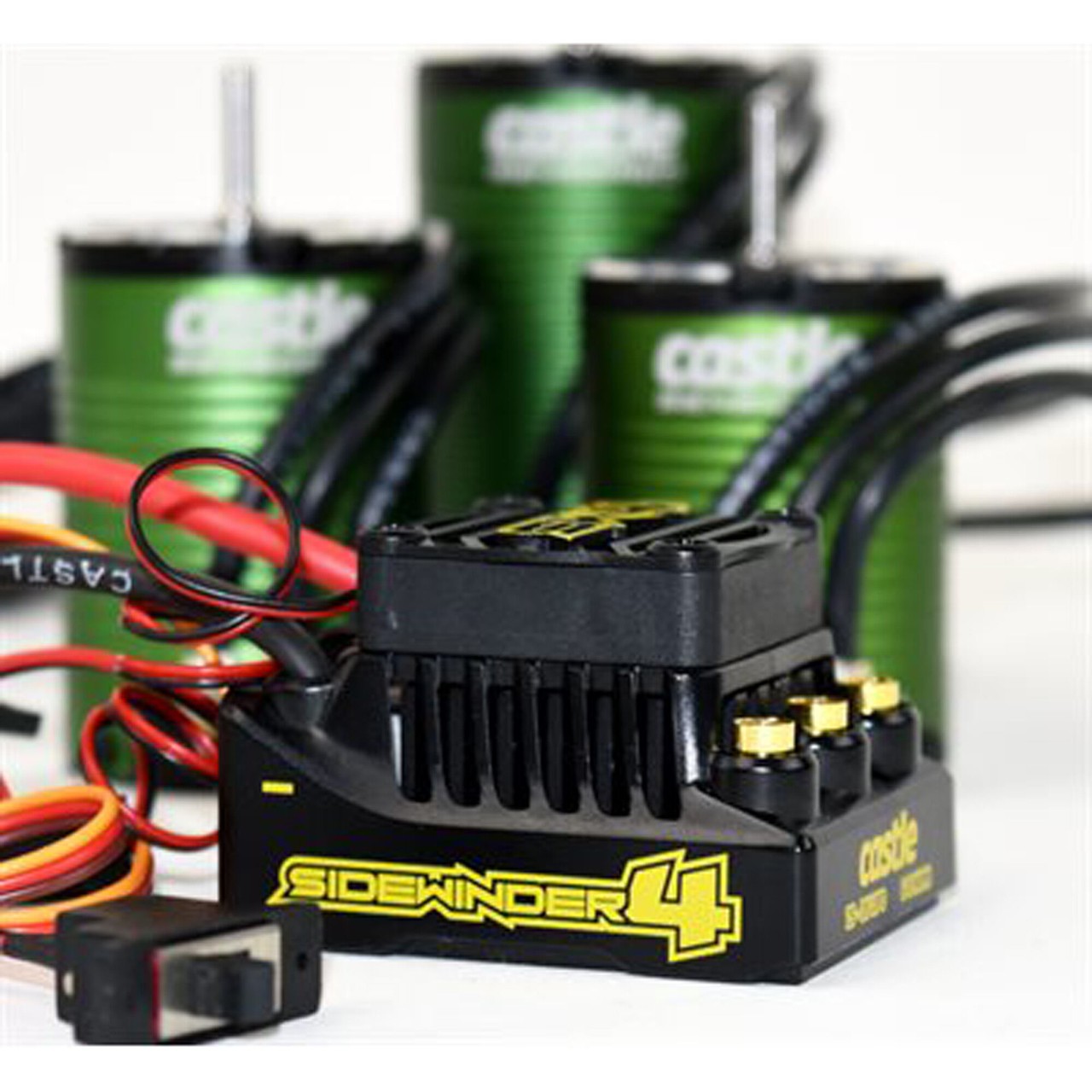 Castle Creations Sidewinder 4 Waterproof ESC & 1406-6900Kv Sensored Motor Combo