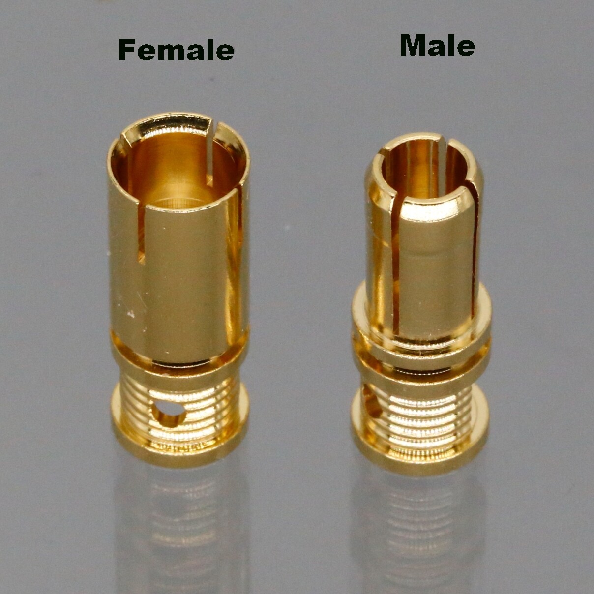 8AWG 1FT Wire M6 O Ring to -Male/+Female Pin Connector For Type 1Sur ron Battery