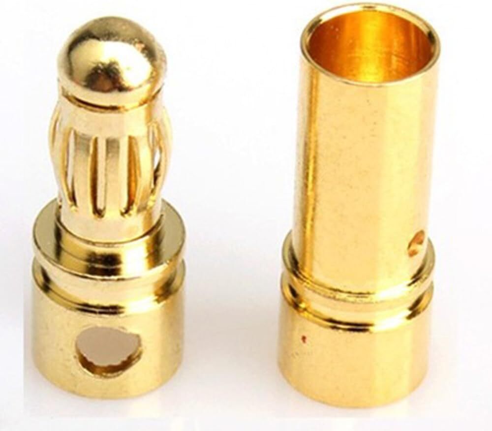 40pcs 3.5mm Banana Bullet Connector Plug Male Female for Battery Motor Brushless