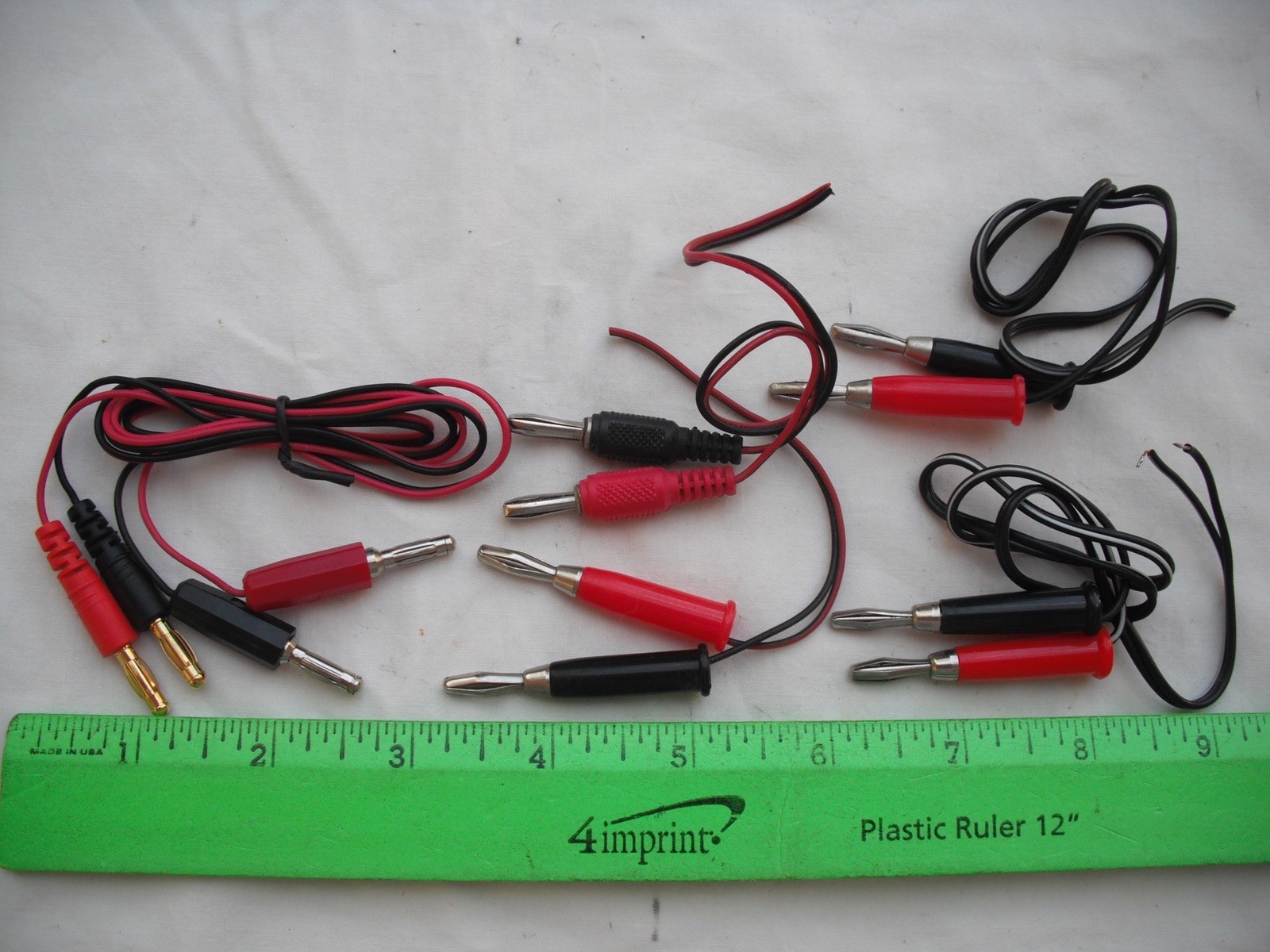 Lot of 6 Assorted Banana Plug Set, Wires, Cables, RC R/C Plane Airplane Boat Car