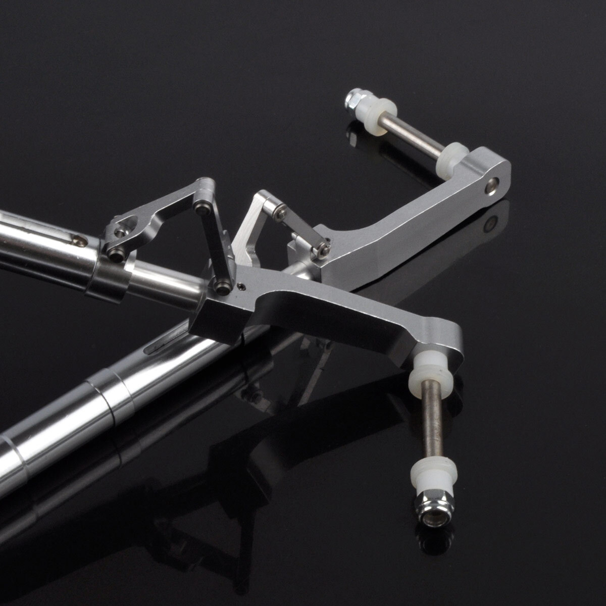 1 Set Alu Alloy Anti-Vibration Landing Gear For P57 RC Airplane ф5xD4mmx161mm
