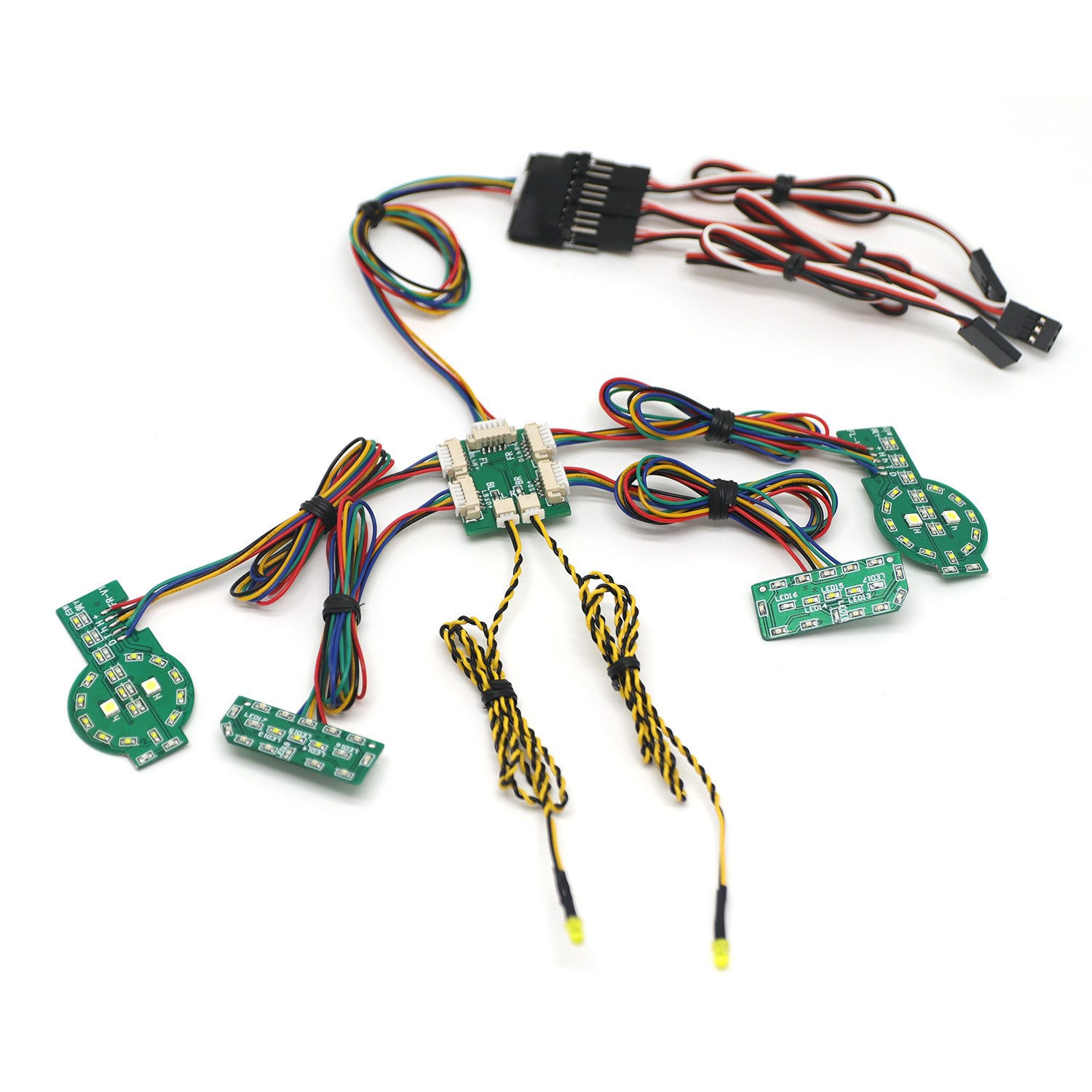 1/10 RC LED Headlight Light System Assemblage For Traxxas TRX-4 2021 Ford Bronco