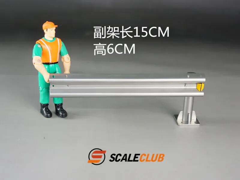 Simulation Scene Metal Highway Guardrail For Tamiya Volvo Rc Truck Car Parts