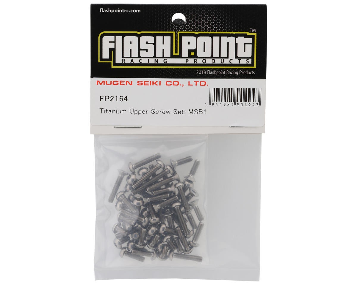 Flash Point MSB1 Titanium Upper Screws Set (Natural) [FPR2164]