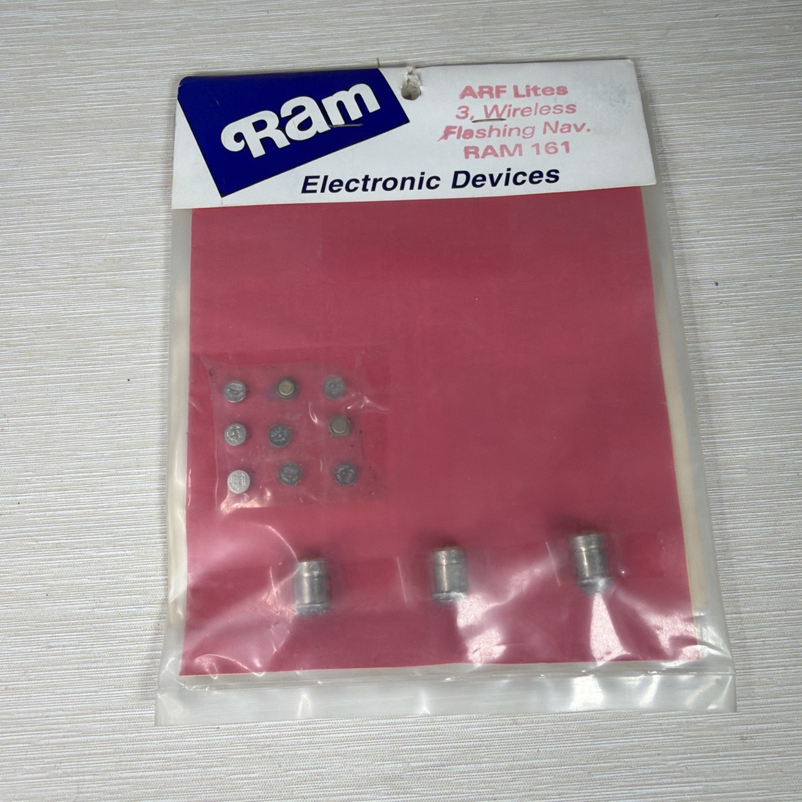 RAM 161 ARF Lites Wireless Flashing RC Airplane Navigation Lights NOS