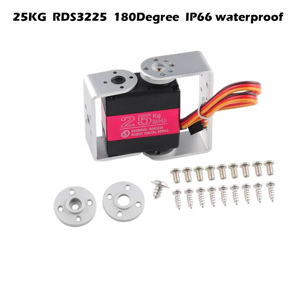 7-150KG Digital Robot Servo Metal Gear Motor Double-Shaft 180/270 Degree For Rc