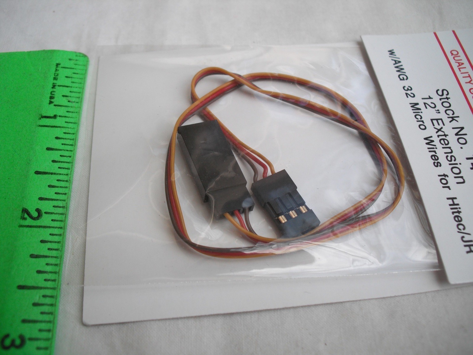 Lot of 3 Maxx Products Mpi 1440 1460 3485 Cable, Extension Y, Hitec JR,Wire