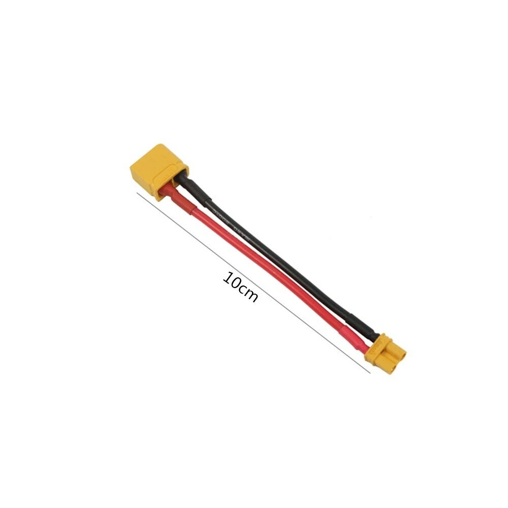 XT60 XT30 Battery Connector Adapter 10CM 16AWG Silicone Wire Cable for RC Model
