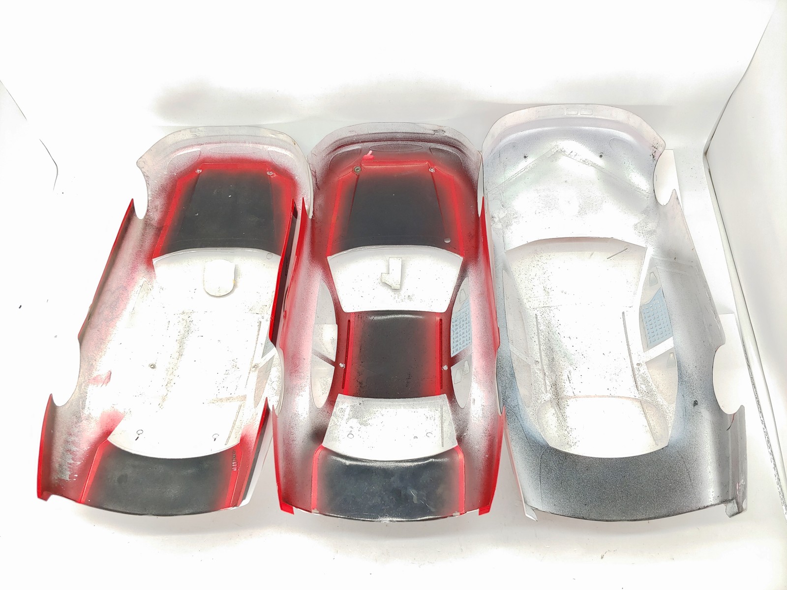 *3-PACK* Vintage Wood Racing Pan Car Oval Body Ford Taurus Mad Dog Kenny Wallace