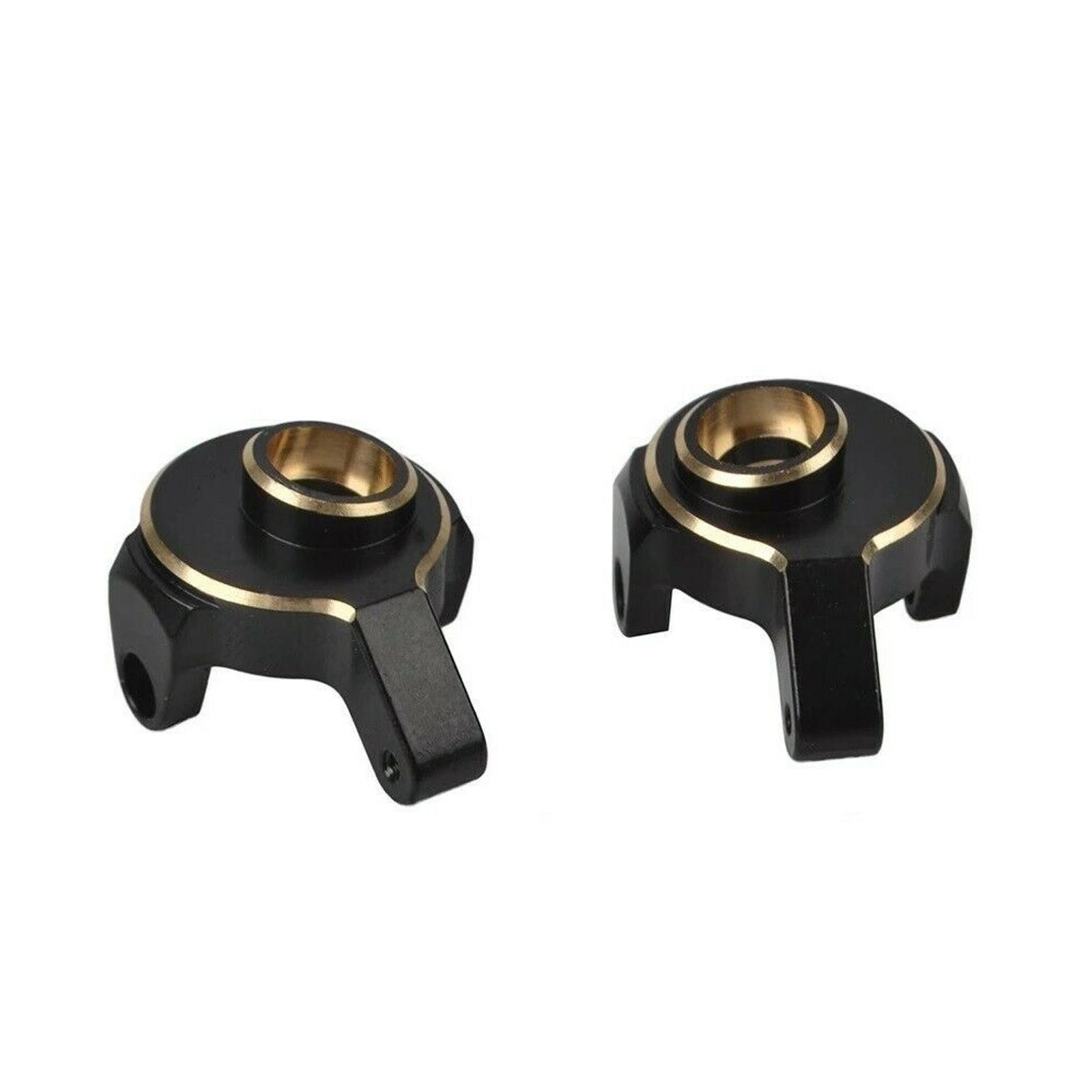 2* RC Car Heavy Brass Front Steering Knuckle Replace For Axial SCX24 90081 1:24