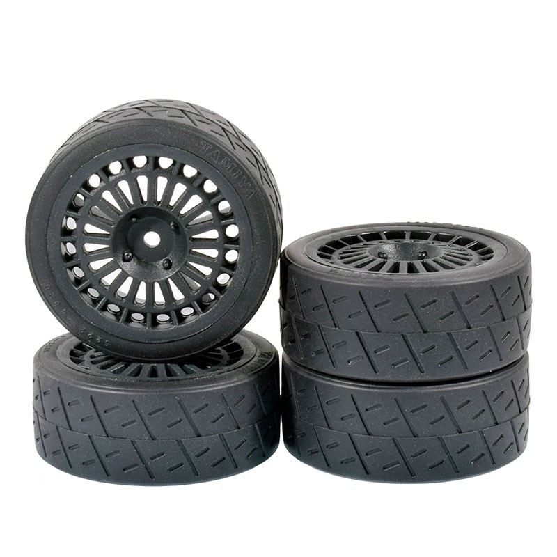 1/10 Onroad Touring Rc Car Wheels & Rubber Tires Set for Tamiya HSP HPI MST FW06