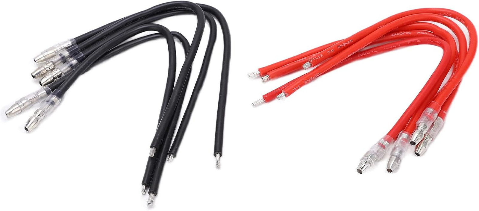 10Pcs RC Motor Cable,Rc Brushed Motor 4Mm Banana Plugs Connector Extension