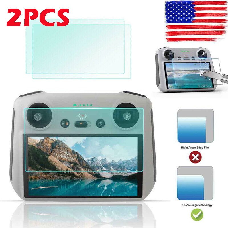 2PCS Tempered Glass Screen Protector Protective Film For DJI MINI 3 PRO RC Acc