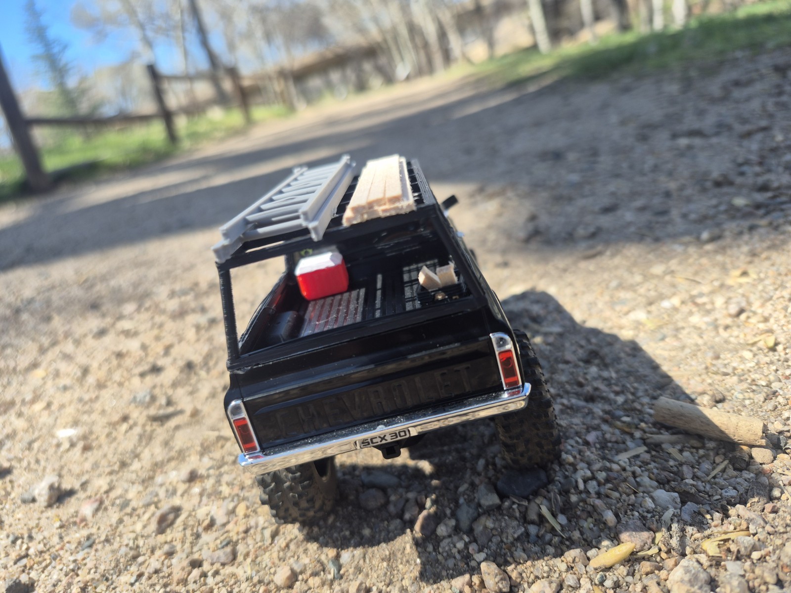 Limted Edition Ladder Rack For Axial SCX30 K10. 1/30 Scale Crawler RC REAL WOOD!