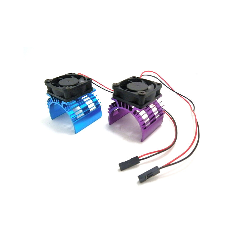 Metal Heat Sink With Fan For 540 550 Brushed Motor 3650 Brushless Motor US SHIP