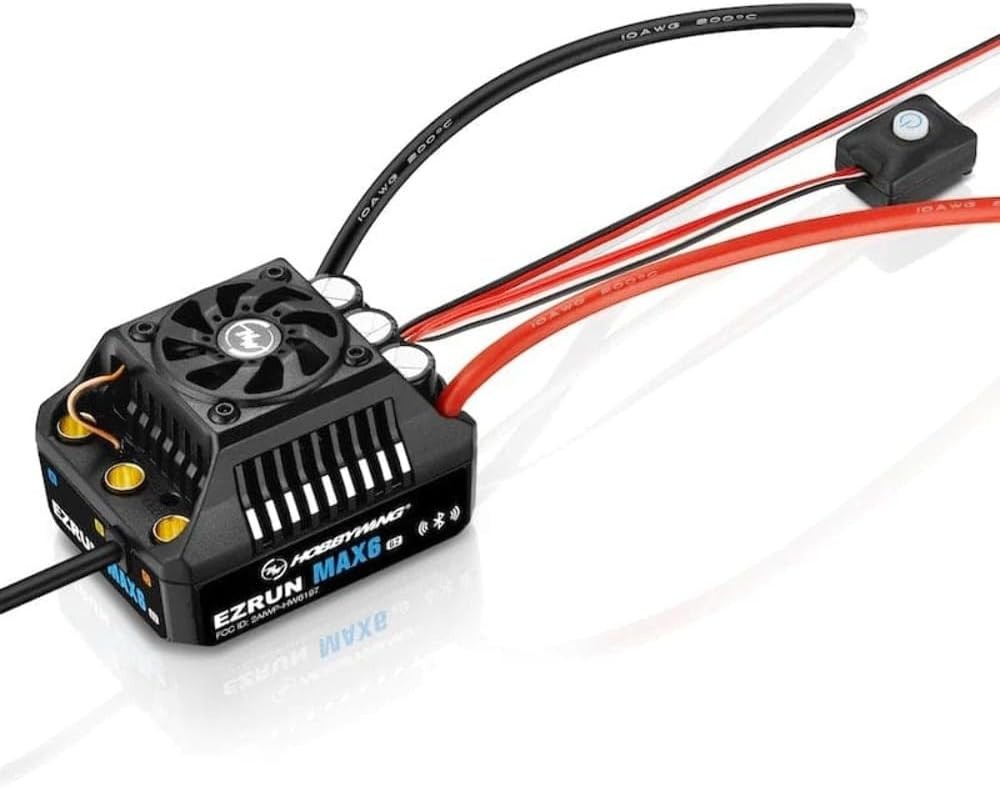 HOBBYWING EZRUN MAX6 G2 200A 1650KV Waterproof Motor ESC for 1/6 1/7 1/8 RC Car
