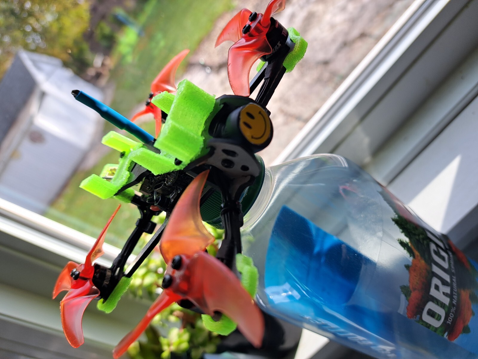 Emax Tinyhawk 2 Freestyle TPU Set Arm Guards Battery & Batt Cable Holder–green