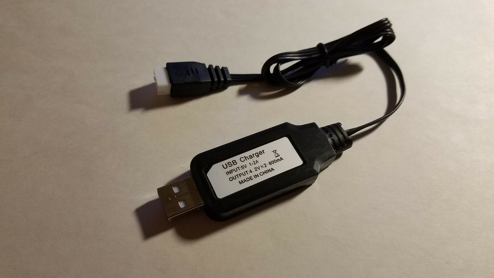 7.4V USB to XH 3Pin Li-ion Battery Charging Cable