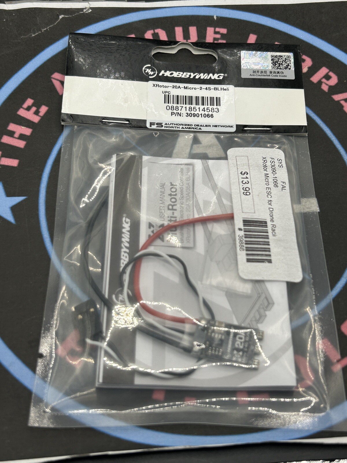 Hobbywing XRotor 20A Micro 2-4s BLHeli, P/N” 30901066