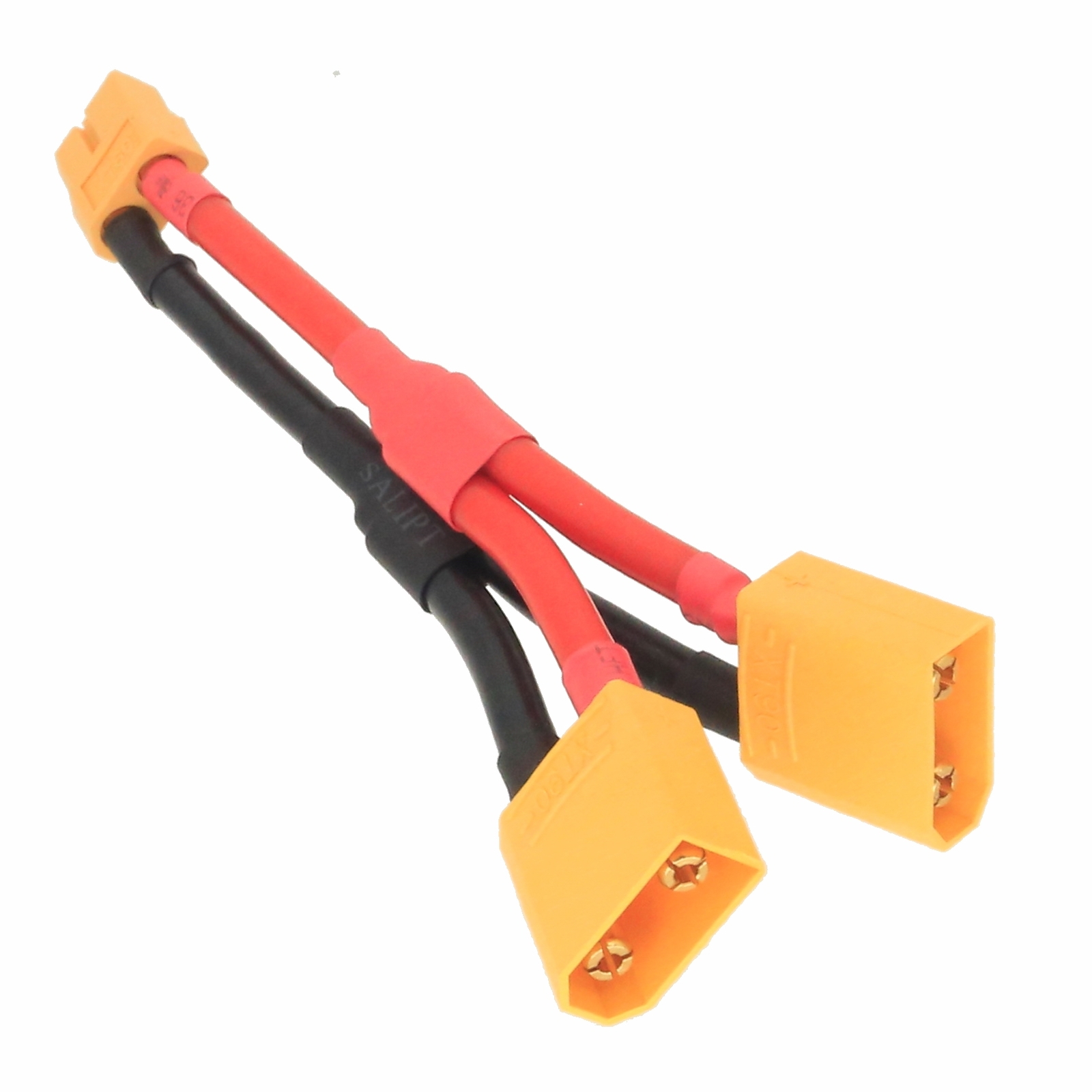 XT60 1 Female to 2 Male XT90 Series Parallel Harness Wire LiPo Battery Adapter