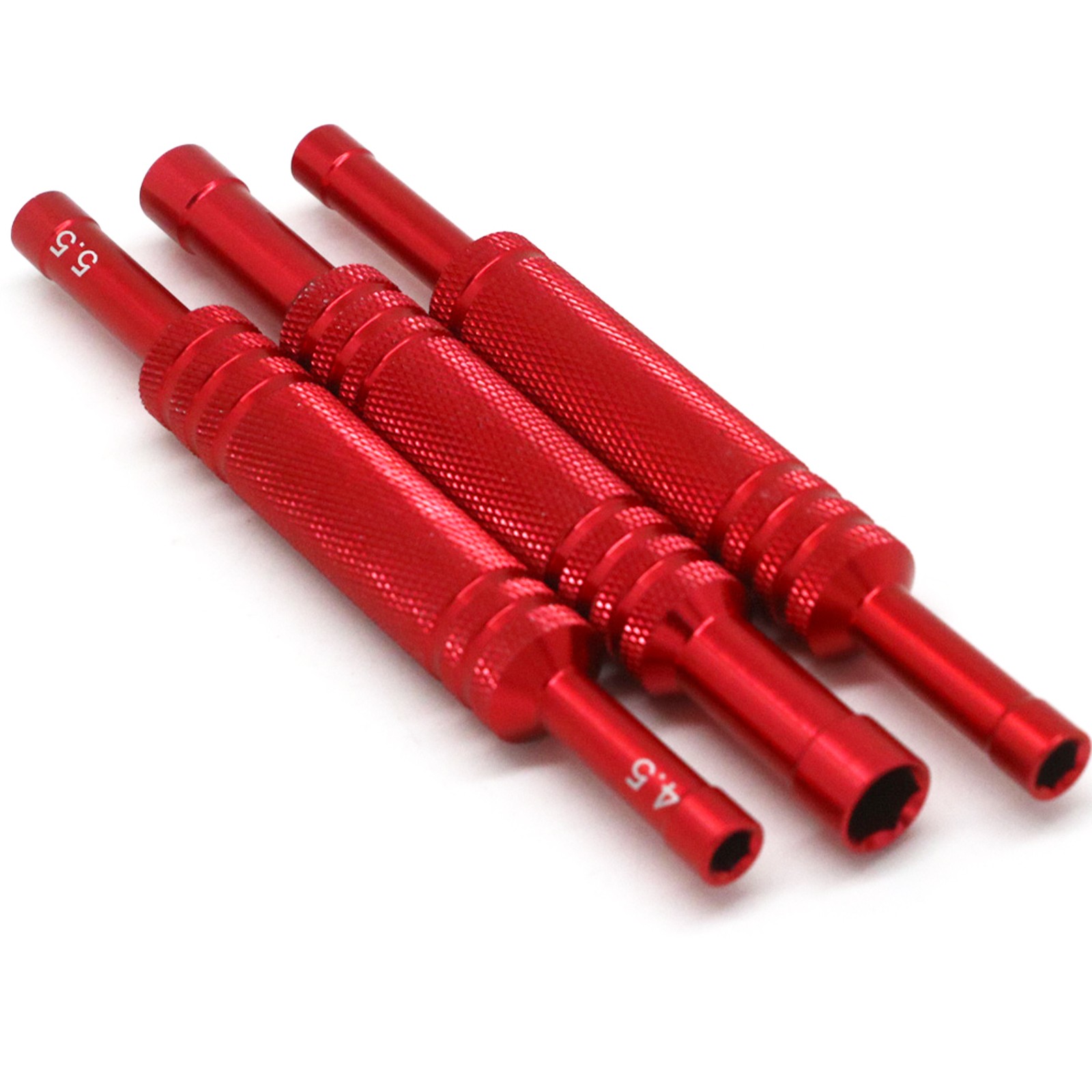 3X Aluminum Double Head RC Car Repair Hexagon Sleeve Screwdriver Hex Wrench Tool