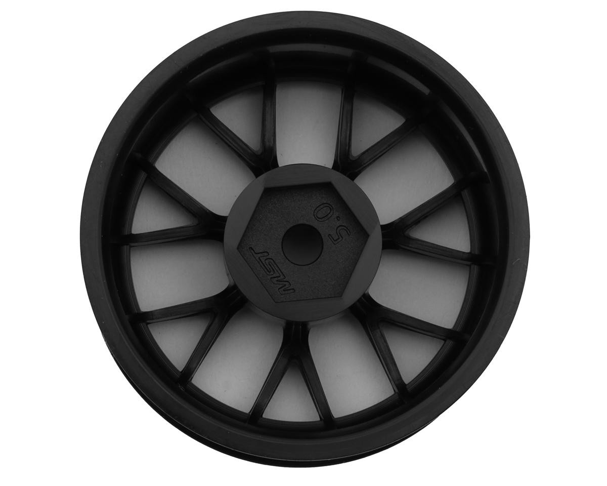 MST M Black RE Touring Car Wheels (24.5mm) (4)