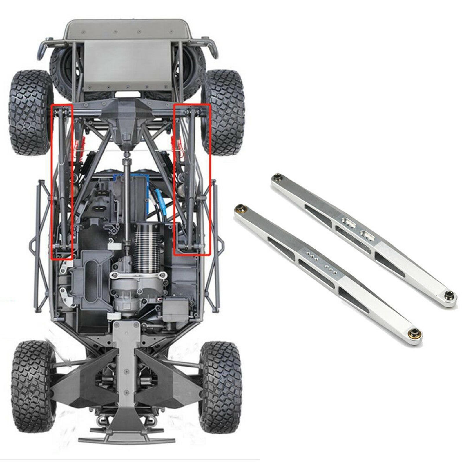 Trailing Arm Rear Arm Suspension for Traxxas Unlimited Desert Racer 1/7 RC Car
