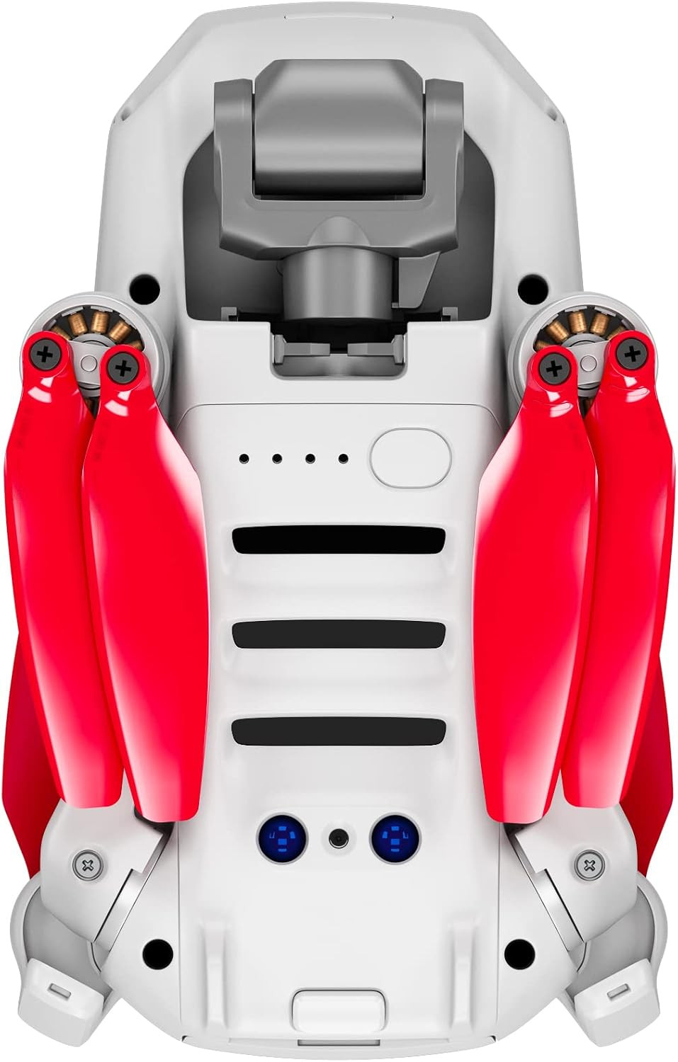 Stealth Propellers for DJI Mini 2, Mini 2 SE, Mini SE & Mini 4K – Red, 4 propell