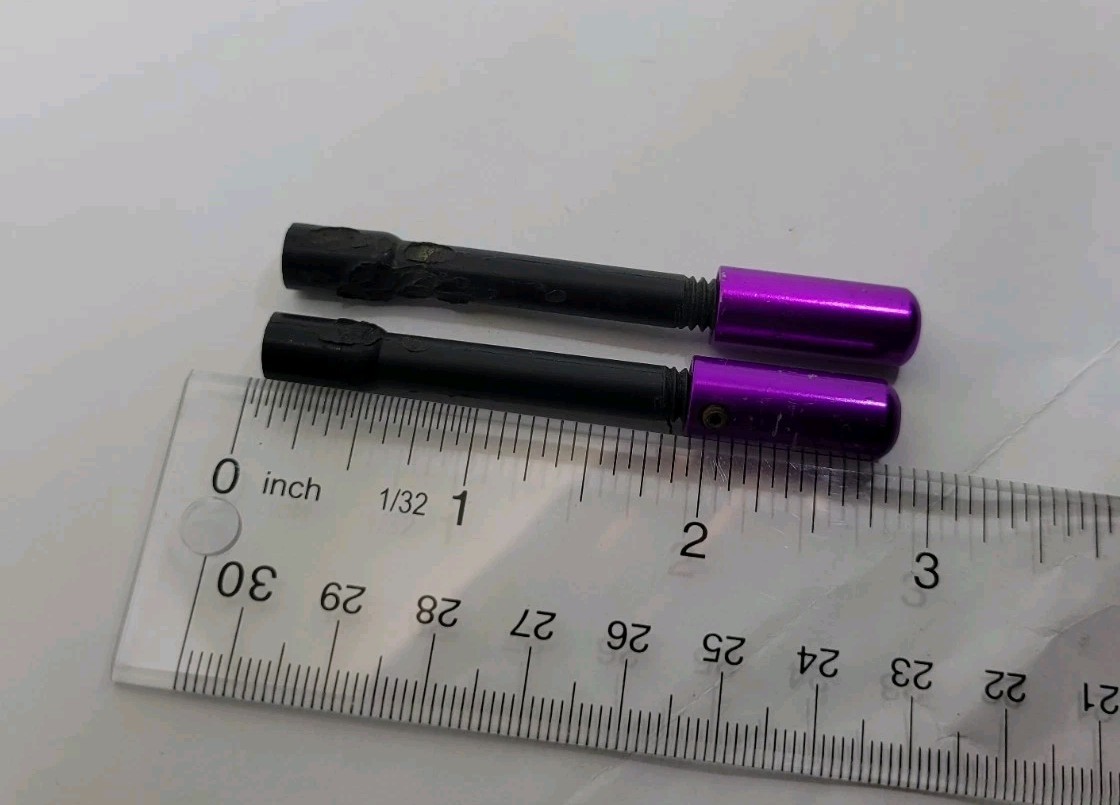 Team Trinity Body Mount Posts 4-40 Threaded Aluminum Purple 6049 RC10L Pan Car