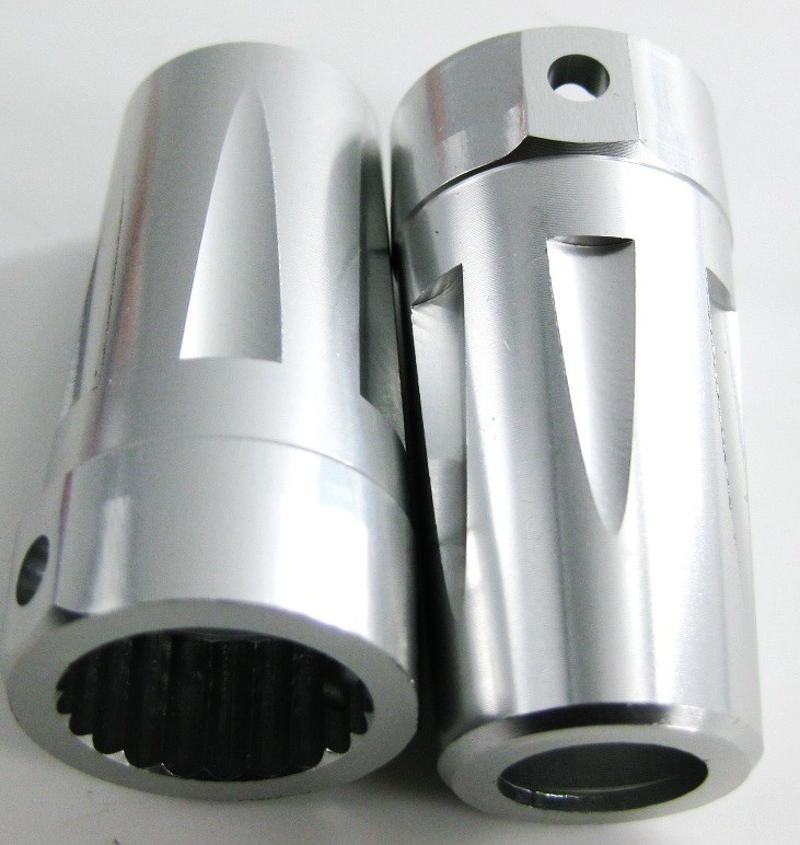 Aluminum Upgrade Parts Fit 1/10 Rc AXIAL Jeep Wraith AX90056 Crawler Car silver