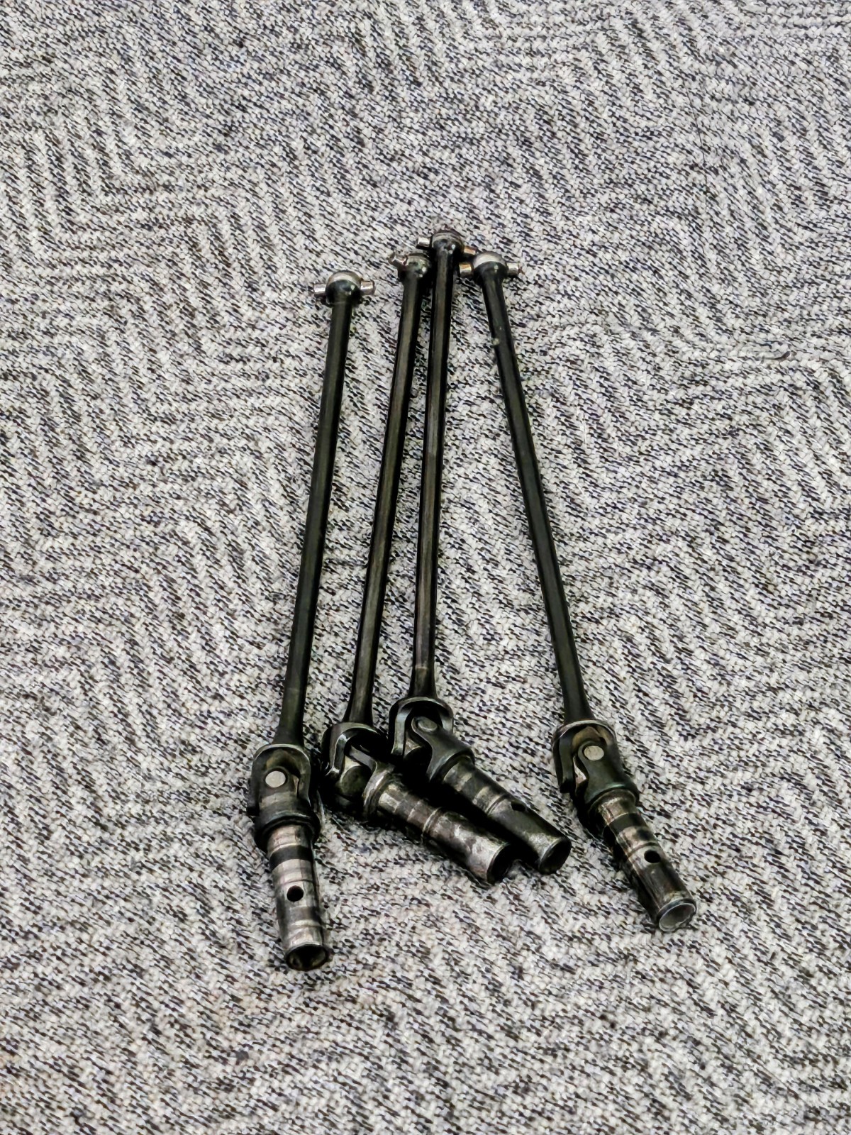 Ofna Jammin 1/8 Truggy X1 X2 CRT 40657 Steel CVD Axles Universal Joint Used RARE