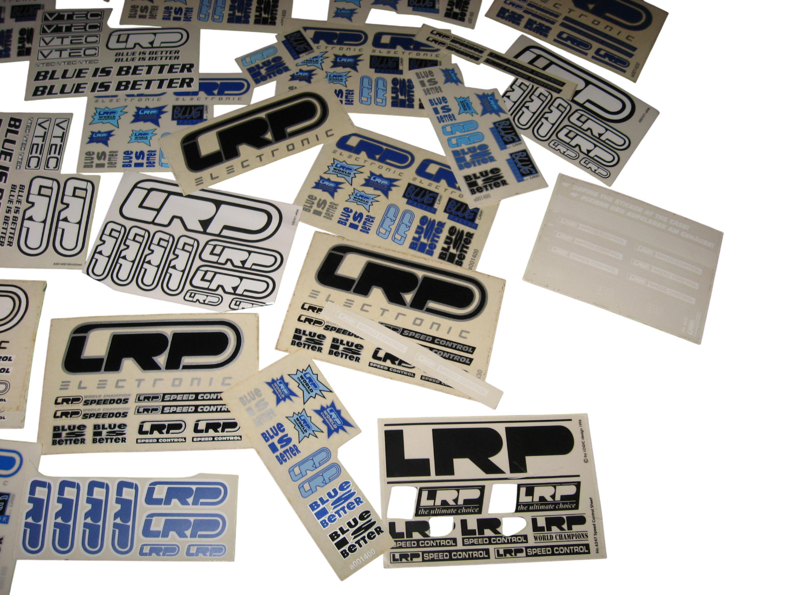 RC LRP Sticker Lot New & Used