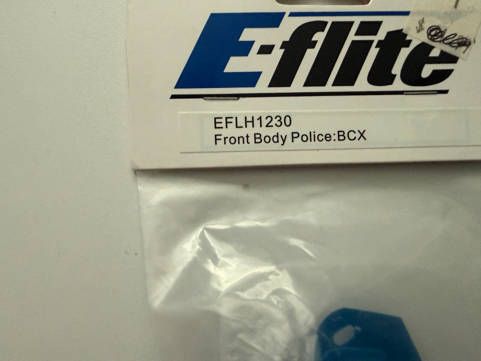 E-Flite EFLH1230 Front Body Police BCX Helicopter R/C