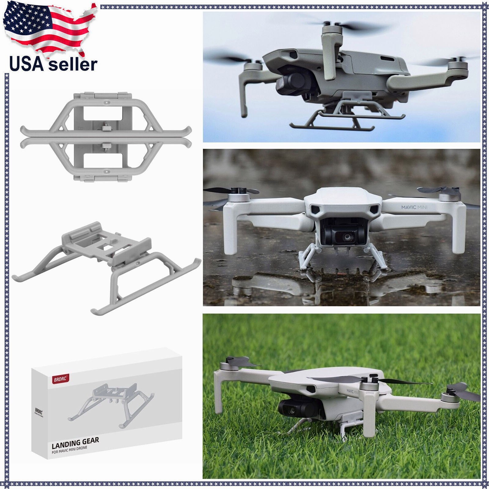 Foldable Landing Gear Portable Extension Leg For DJI Mavic Mini /Mini 2 /Mini SE