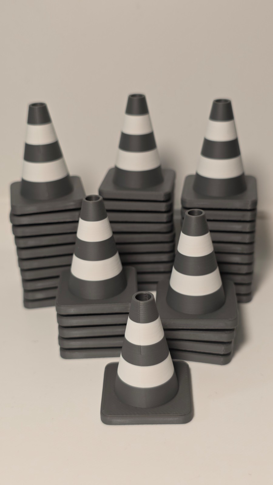 Set of 40 RC 1/20 Scale Traffic Cones Set Crawler Course