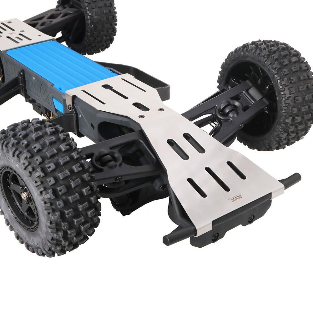 Stainless Steel Chassis Guard Skid Plate Kit for Arrma FURY MEGA 1/10 RC Upgrade