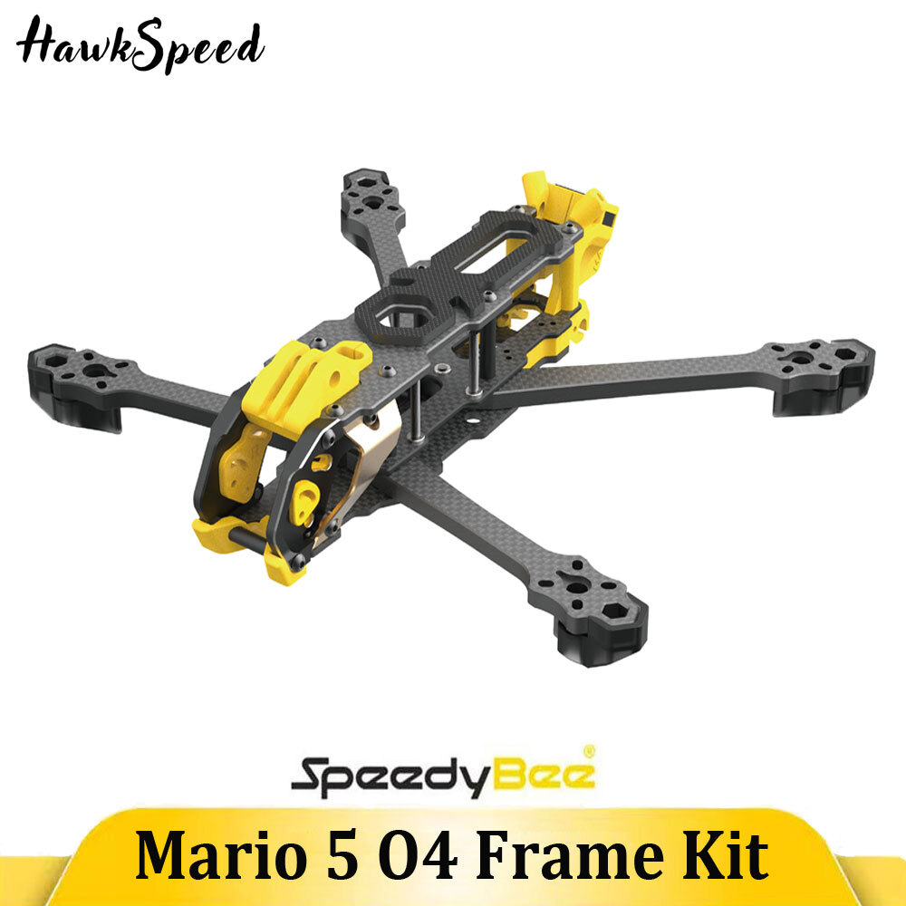 SpeedyBee Mario 5 O4 Frame Kit DC/XH Version RC FPV with Carbon Fiber Plate