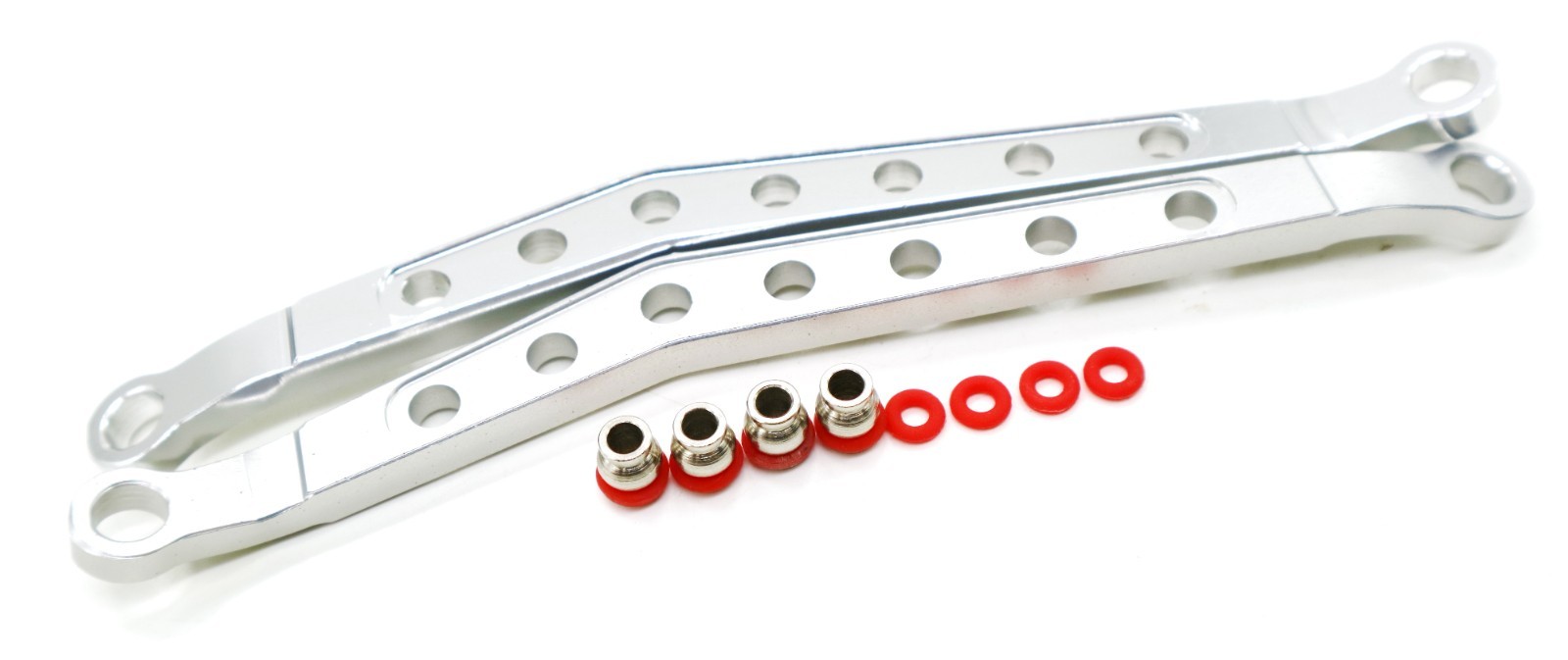 Aluminum Upgrade Parts Fit 1/10 Rc AXIAL Jeep Wraith AX90056 Crawler Car silver