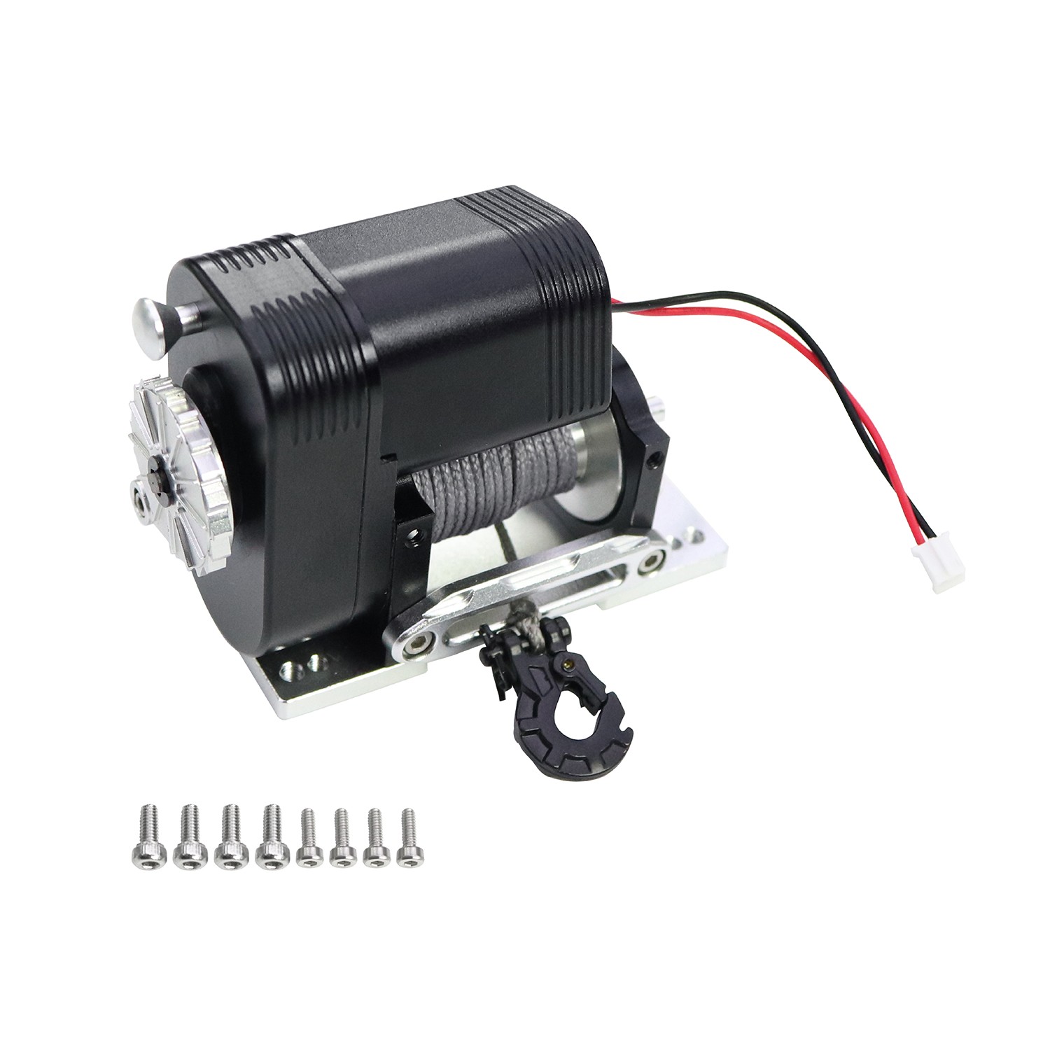 1/10 Scale RC Car Winch 50lbs Load For 1/10 AXIAL SCX10 TRX4 RC 4WD Crawler Car